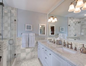 custom bathroom and shower tile